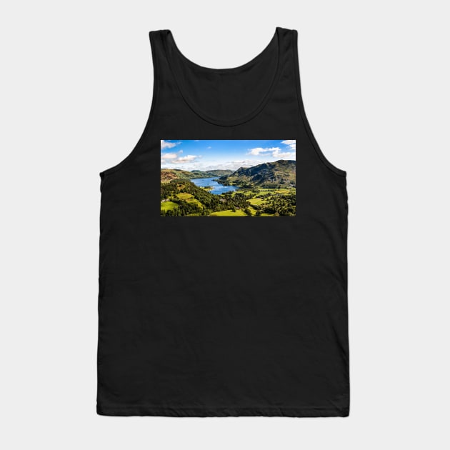 Lake Ullswater and Valley Tank Top by Reg-K-Atkinson